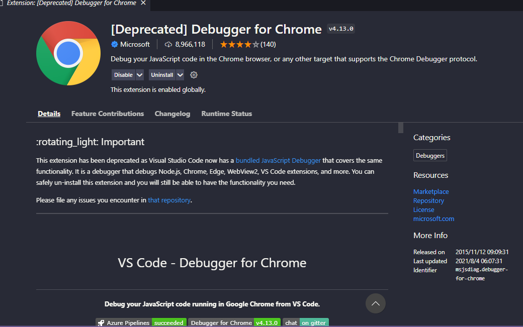 在编辑器中打断点,在 Chrome 里调试